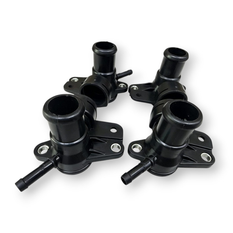 Volkswagen Audi Cooling System Series Coolant Flange Water Pipe Joint Connector for Golf MK6 GTI Passat CC Scirocco Tiguan Beetle Jetta Audi A3 Q3 TT EA888 Gen2 (OE: 06J121132G / 06J121132D / 06J121132F / 06J121132)