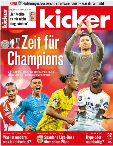 Cover: Kicker Sportmagazin No 32 vom 15  April 2024