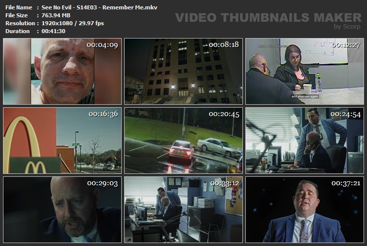 See No Evil S14E03 Remember Me mkv