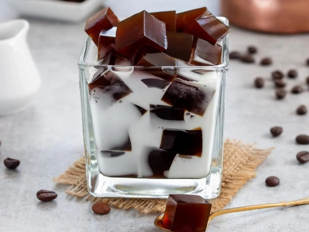 ¿Cómo hacer gelatina de café con licor?