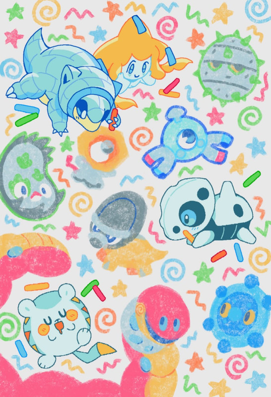 jirachi-magnemite-togedemaru-aron-meltan