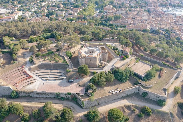 La Citadelle ( de St Tropez ) Aerial-view-of-the-Citadel-of-Saint-Tropez-France-52723266272