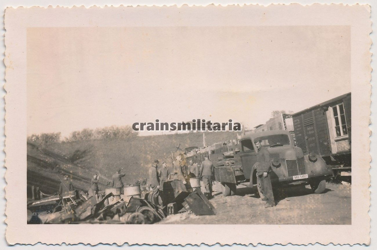 Orig. Foto Lkw Ford V3000 m. Militärbefehlshaber