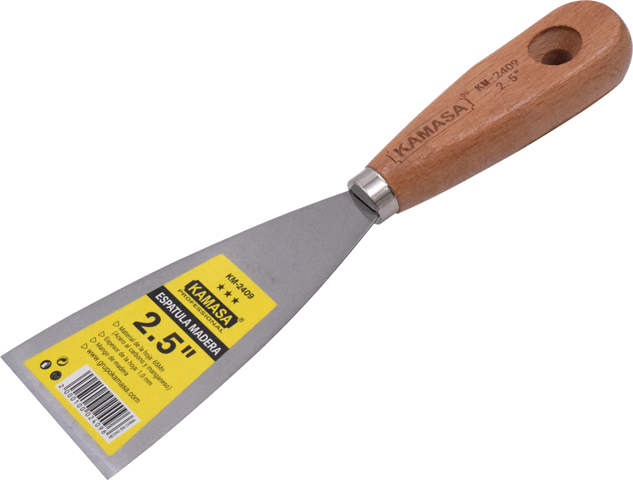 ESPATULA MADERA 2.5" KAMASA