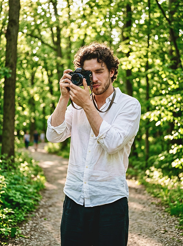 Vintage Lens Portrait | PromptGet