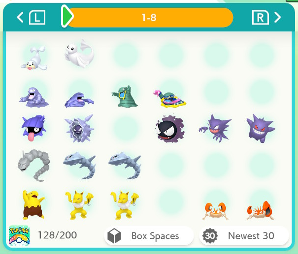 Harmony Friends' living dex, page 1-8