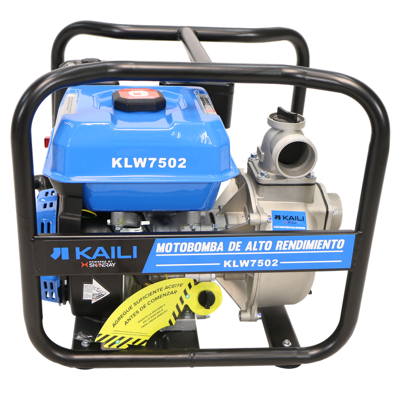MOTOBOMBA A GASOLINA 7.5HP 2" KAILI INCLUYE ACEITE LUBRICANTE DE 600 ML