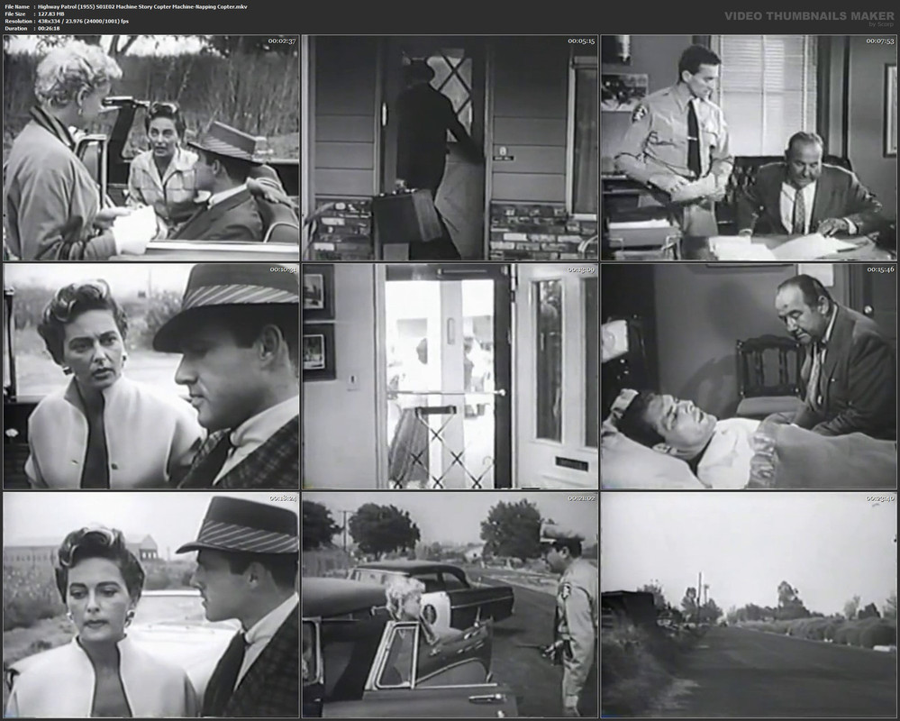 Highway Patrol (1955) S01E02 Machine Story Copter Machine-Napping Copter.mkv