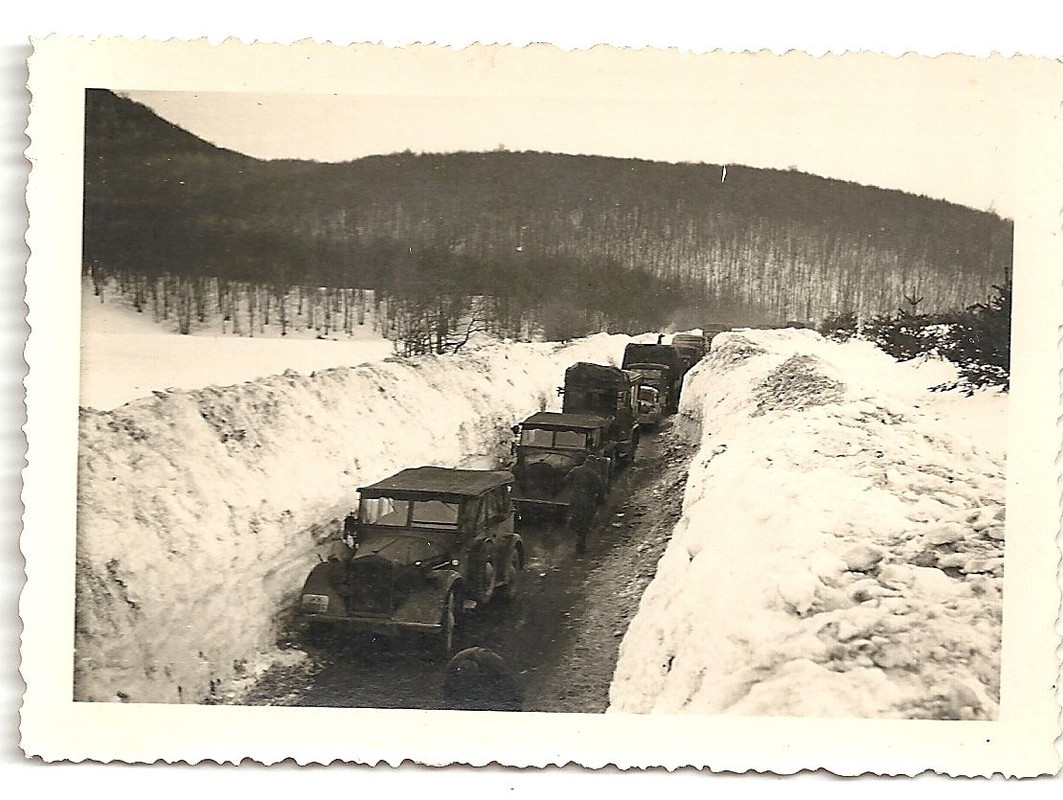 Orig.Foto LKW Kübelwagen Kolonne Wehrmacht Vorma