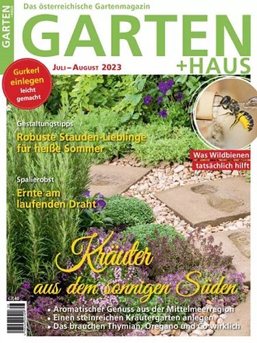 Cover: Garten und Haus Magazin No 07-08 Juli-August 2023
