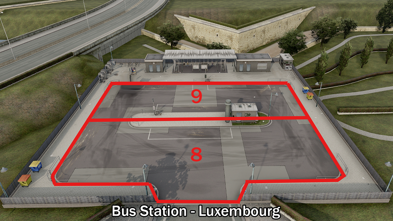 Luxembourg - Bus Station