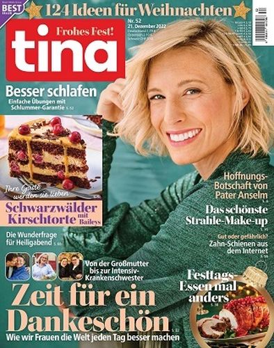 Cover: Tina Frauenzeitschrift No 52 vom 21  Dezember 2022