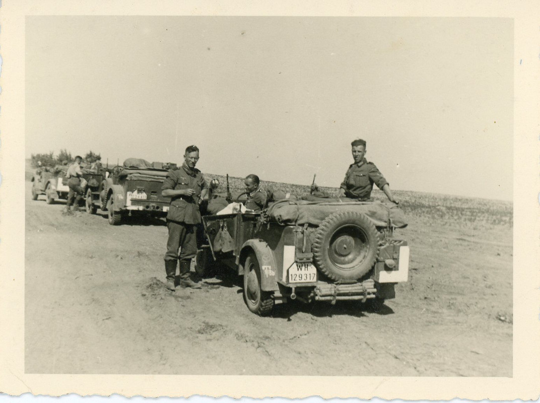 Russland PKW Auto Kübelwagen Vormarsch 12. Panze