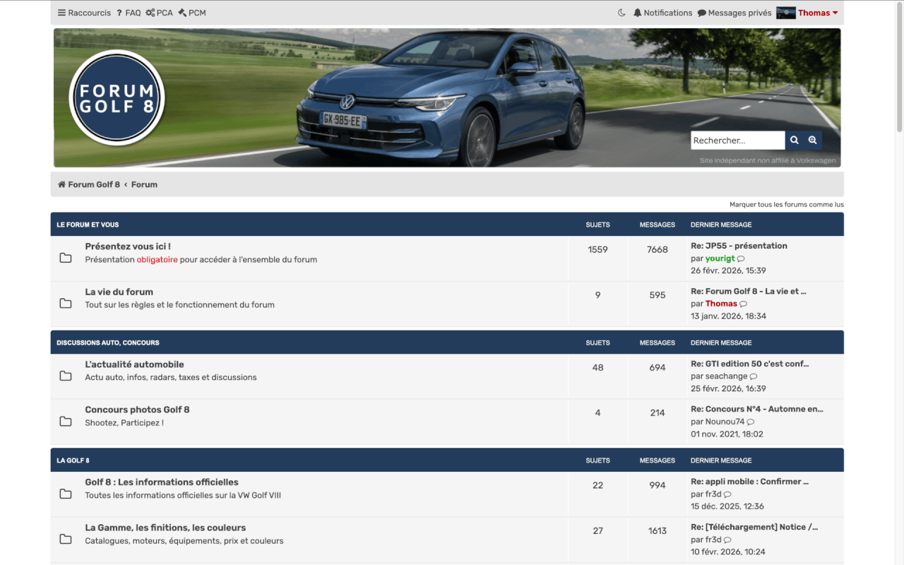 Forum Golf 8 2026