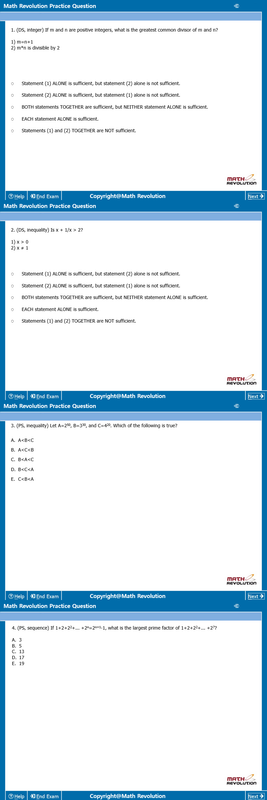 Math Revolution Questions