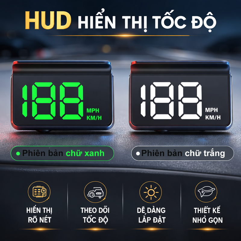HUD W2 2 phiên bản màu Xanh và Trắng