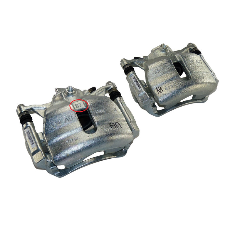 236458-P2420375-2x-Bremssattel-vorn-288mm-VW-Golf-VII-Typ-AU-5G--2012--