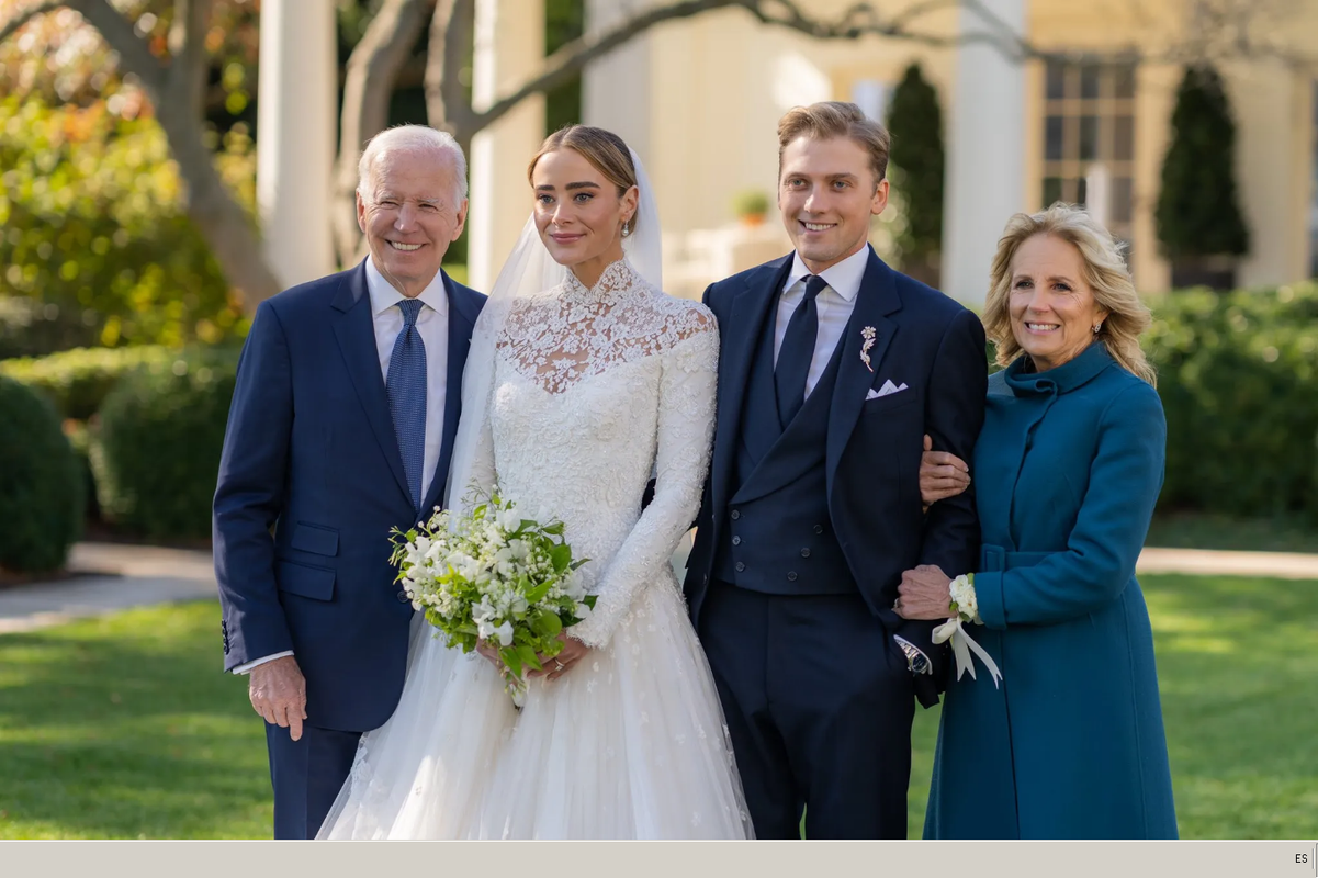 La nieta de Joe Biden se casa en la Casa Blanca