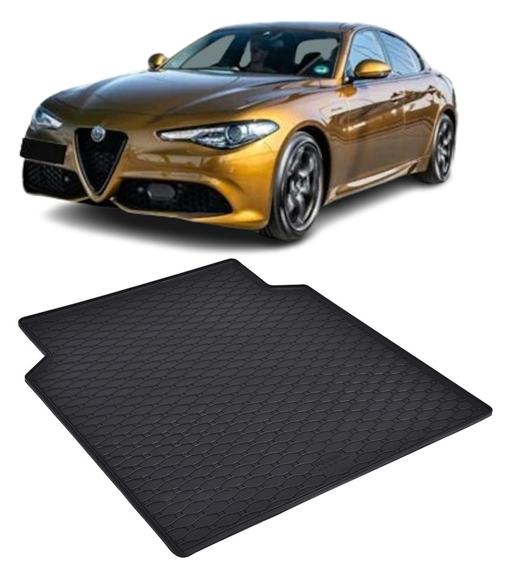 Tavita auto ALFA Romeo Giulia 4x2, 4x4 2020-prezent, protectie portbagaj, Cri-Flo, din cauciuc 100%, compatibil cu autoturismul ALFA Romeo Giulia