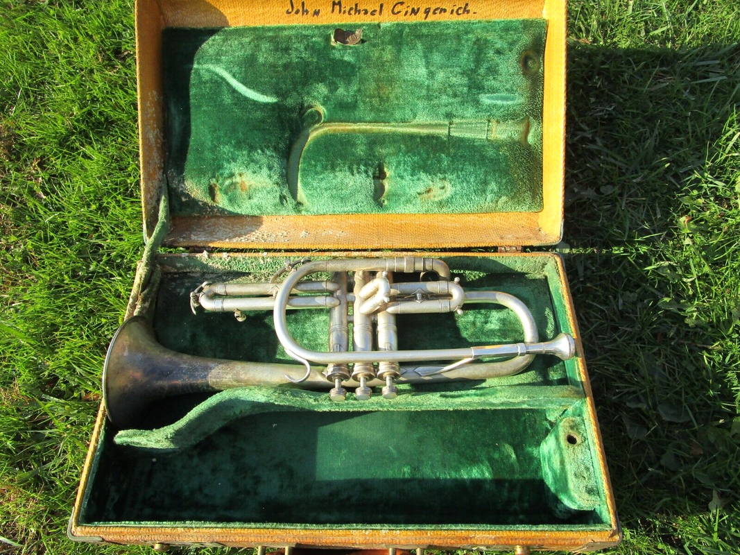 KING 1942-45 MASTER CORNET sn 264933 silver (1)