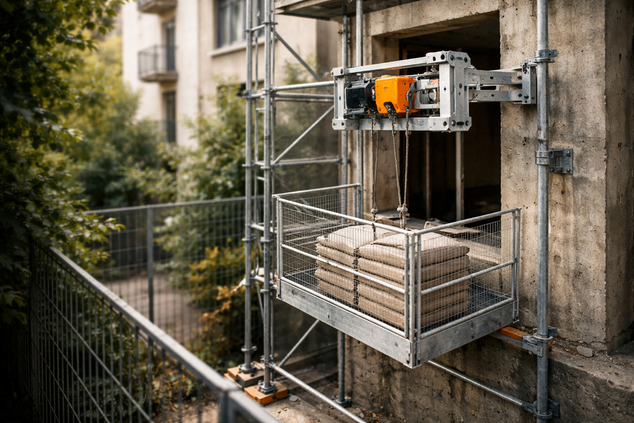 Стройка без автокрана