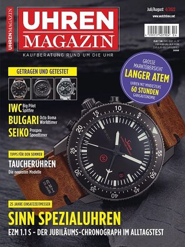 Cover: Uhren Magazin No 04 Juli-August 2022