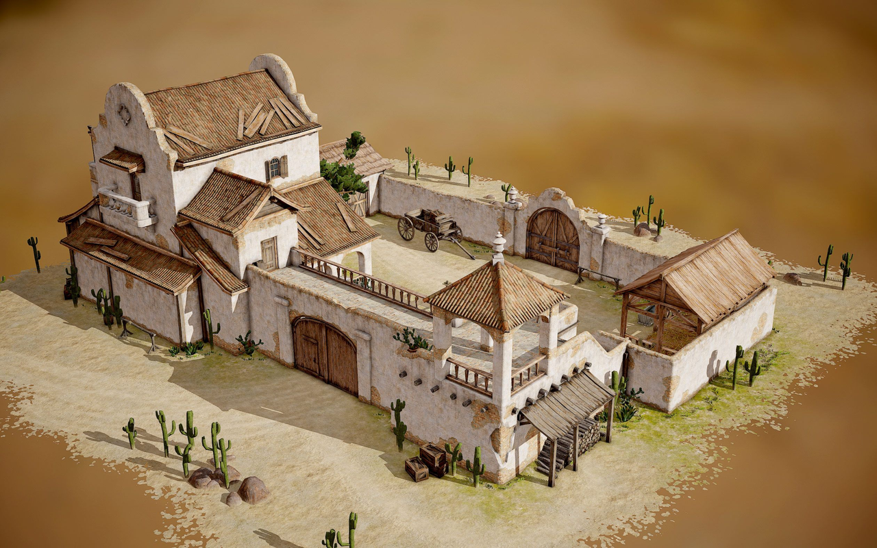 Spanish Villa - [Download] | Java/Bedrock/1.20+ Minecraft Map