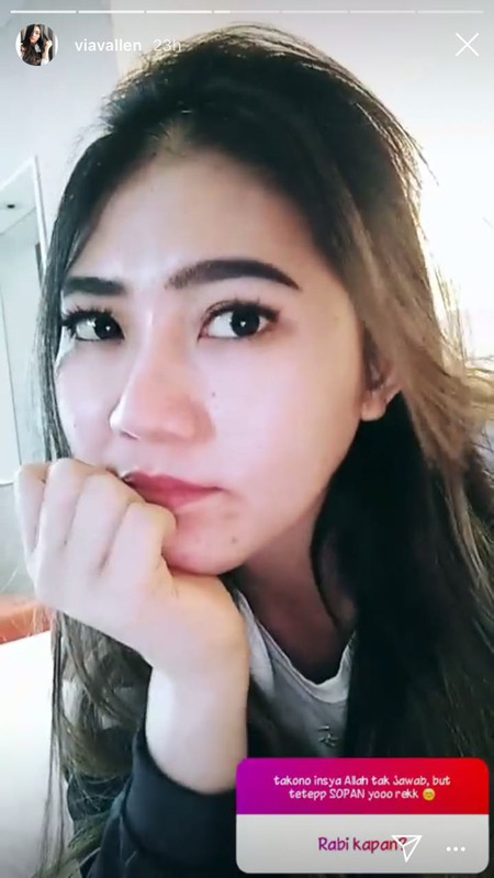 Netizen bertanya pada Via Vallen