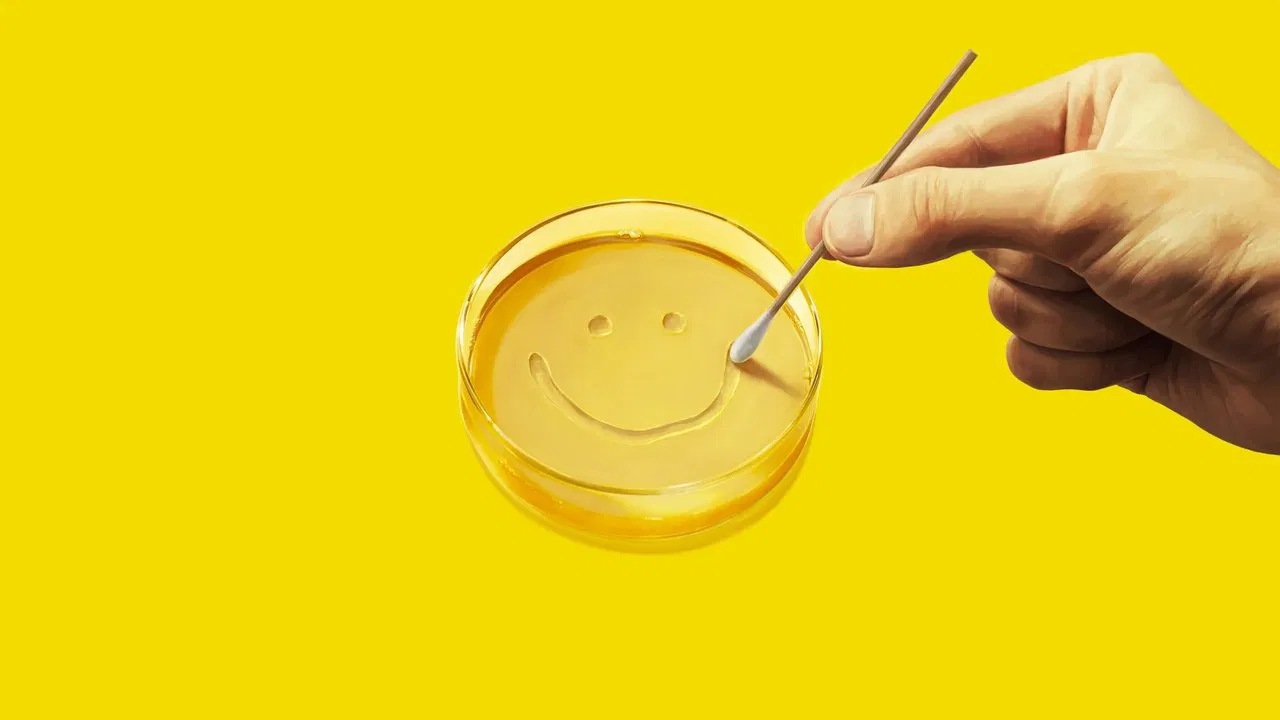 Happy face from Pluribus