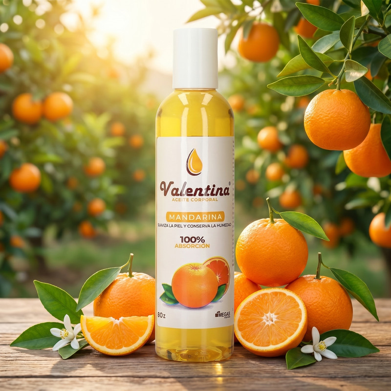 Valentina Aceite Corporal de Mandarina 8Oz