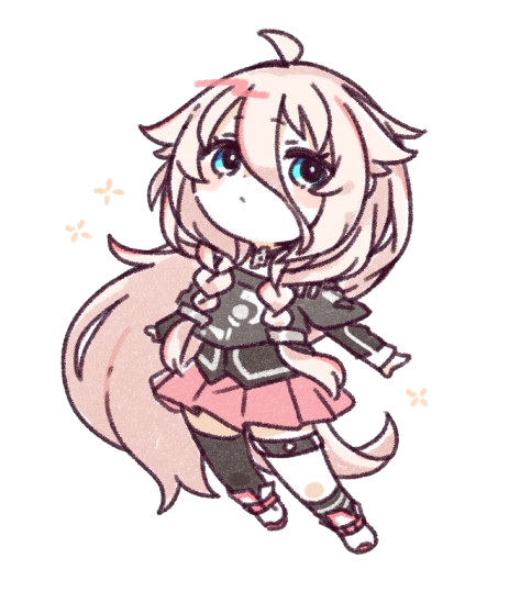 Fanart of chibi Ia floating; ac ???