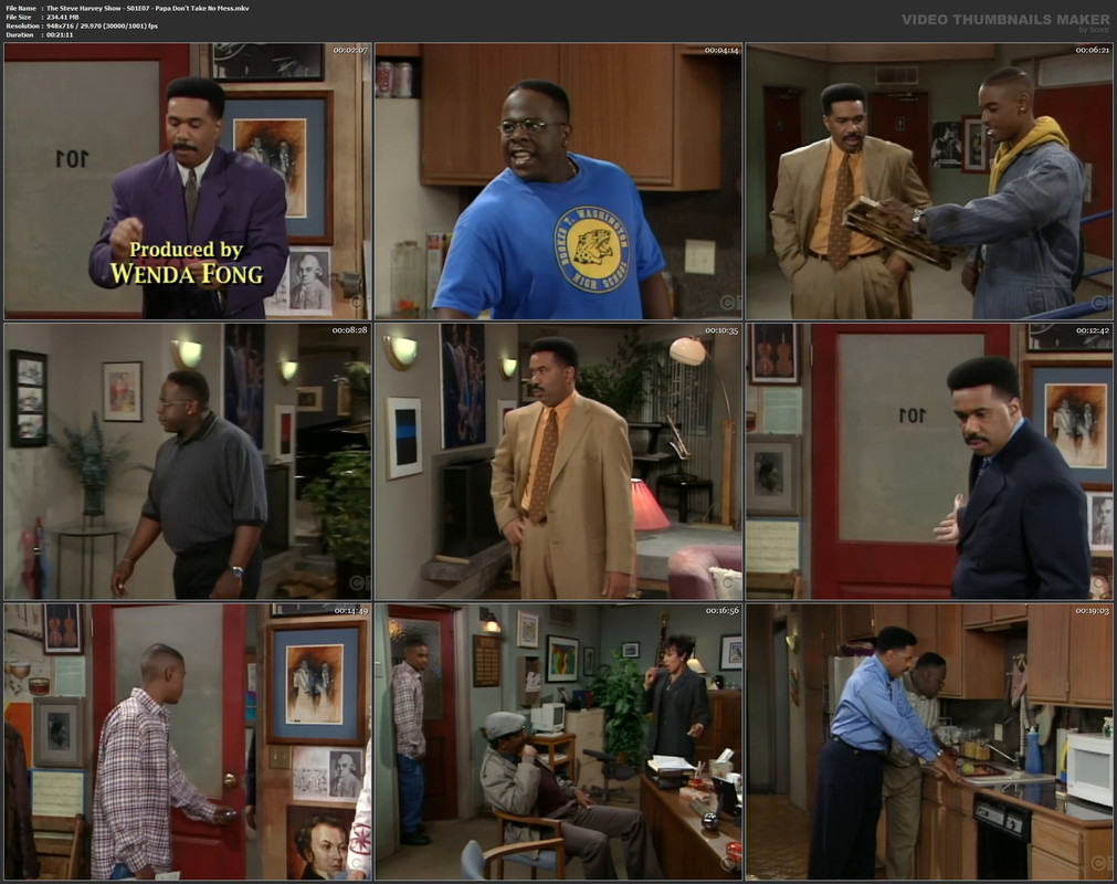 The Steve Harvey Show - S01E07 - Papa Don't Take No Mess.mkv