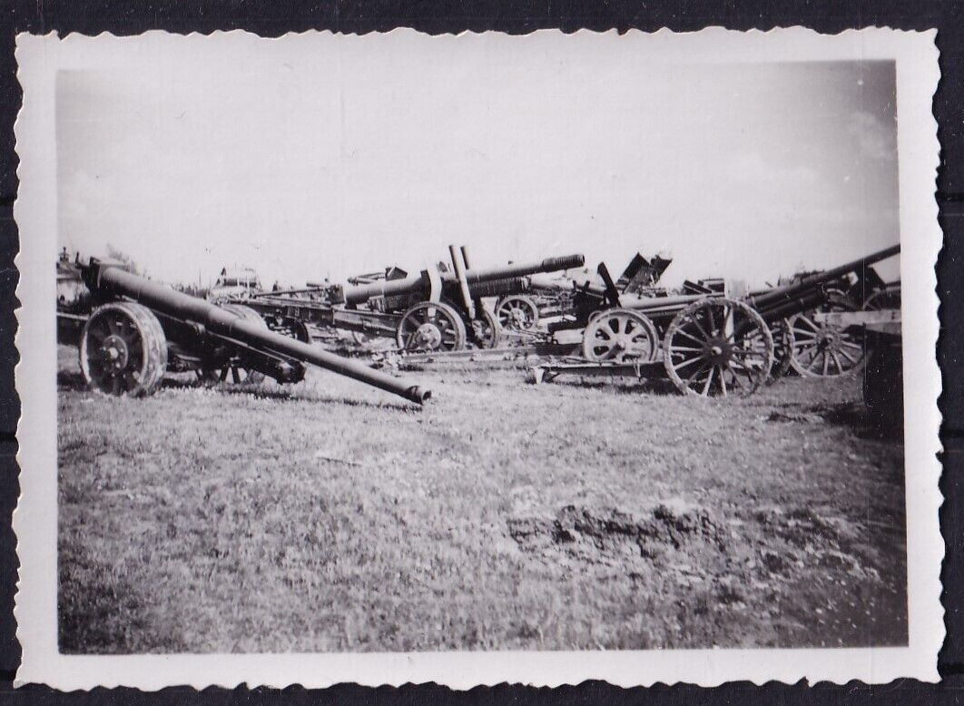 , Sammelplatz erbeuteter russischer Geschütze, Sommer 1941, Rußland
