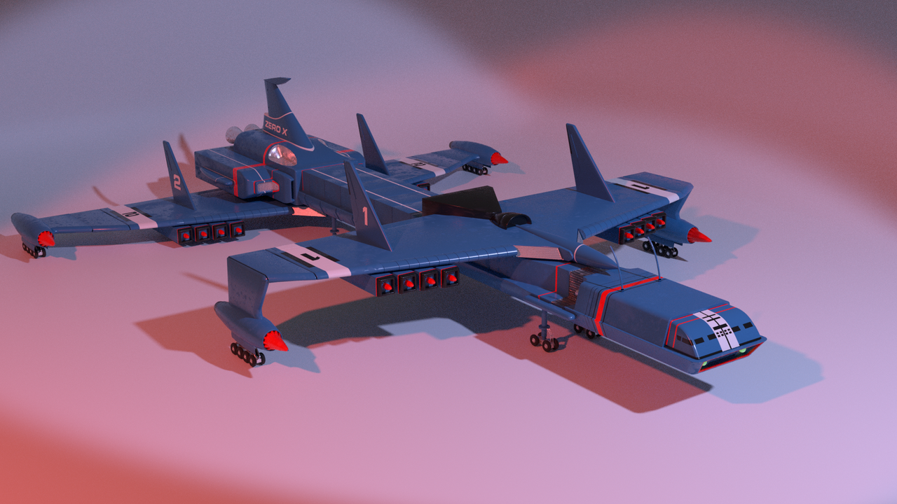 Thunderbirds Zero X - 3D model by Ralph's Workshop