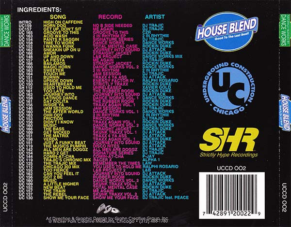 09/03/2024 - VA - House Blend Volume 1 by Dance Works! (1996)(CD, Mixed)(Underground Construction – UCCD 002)   1996 R-2243105-1304401901