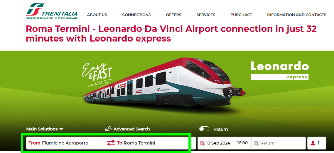 Tren Roma - Florencia - Información - Foro Italia