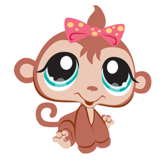 LPS G2 Monkey official art