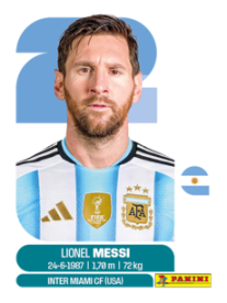 Figurinha Lionel Messi