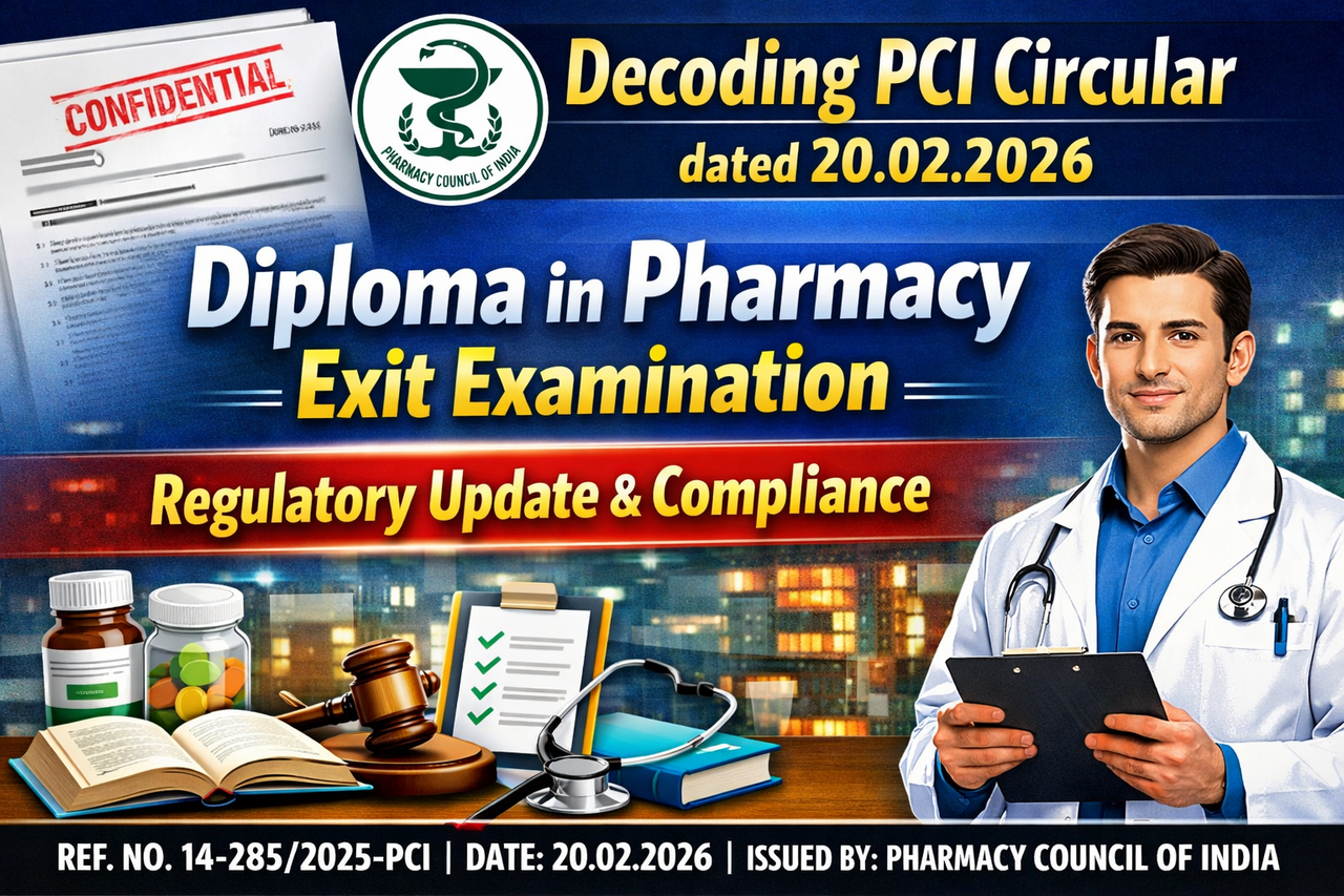 PCI Exit Exam 2022–2026 Full Story Explained | D.Pharm Registration Without Exit Exam? | PCI Circular 20 Feb 2026 Update