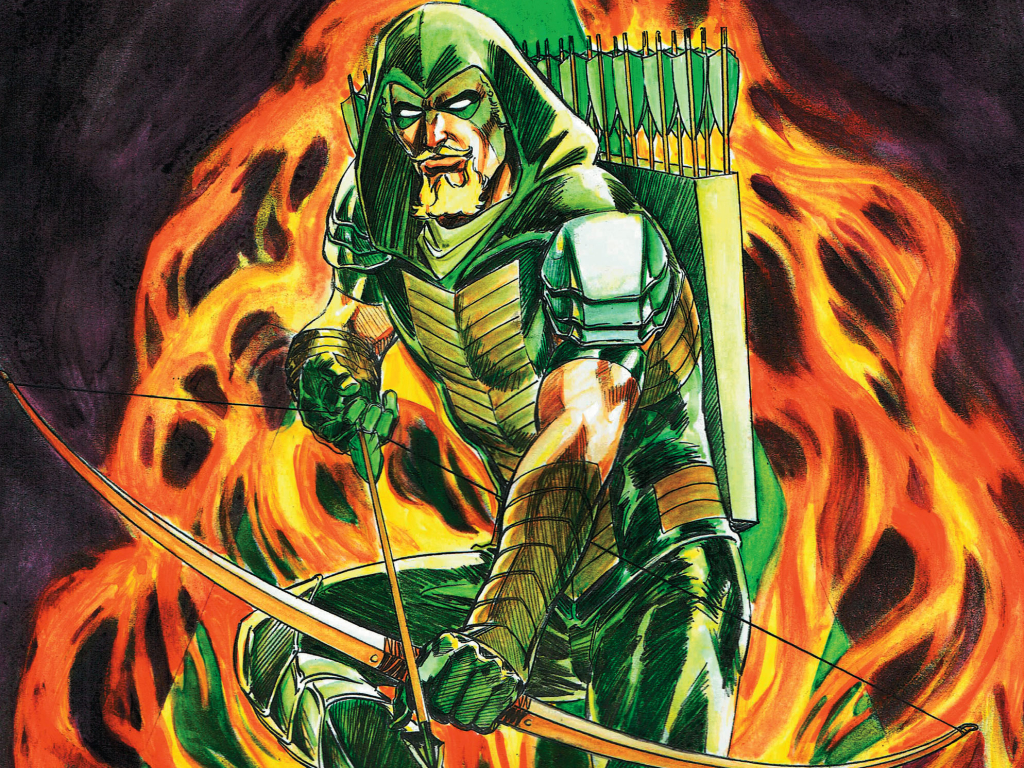 Green Arrow #42 by Mike Grell wall