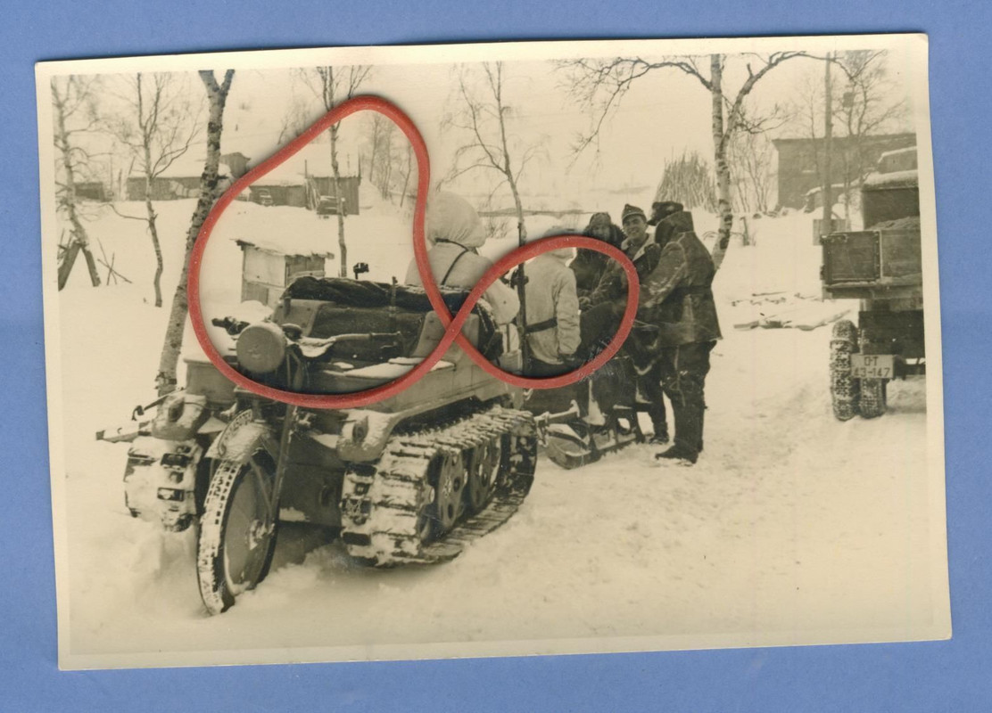 Gebirgsjäger Geb Pioniere Kettenkrad Finnland 19