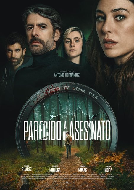 PÓSTER DE LA PELÍCULA “PARECIDO A UN ASESINATO”, PRODUCCIÓN DE SUNRISE PICTURES
