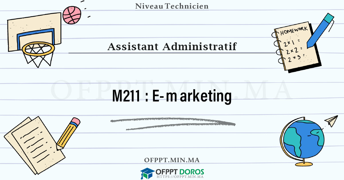 Sommaire détaillé du cours E-marketing M211 OFPPT - Structure du module