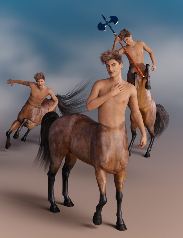 Adventurous Poses for Genesis 8 Male Centaur UD