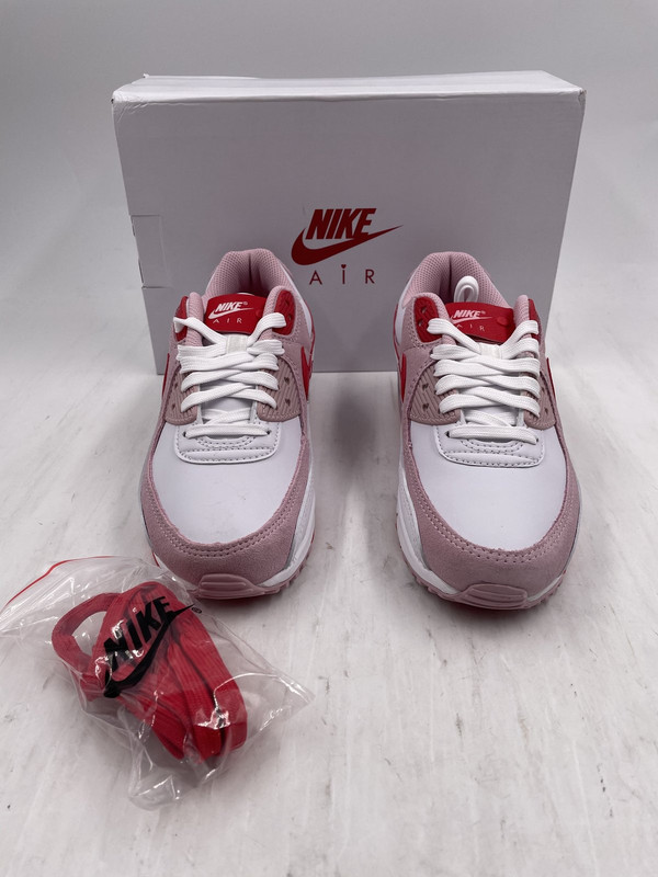 NIKE AIR MAX 90 QS US W6 EUR 36.5 DD8029-100 WHITE/UNIVERSITY RED WOMEN