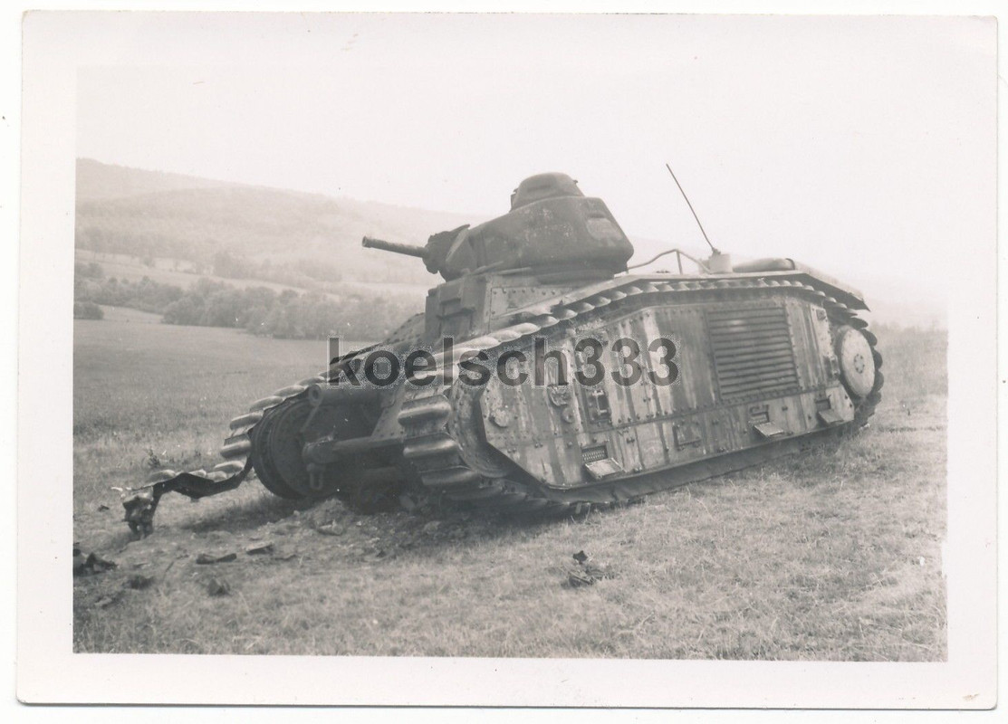 französischer Char B 1 Tank Beute Panzer Wehrmac