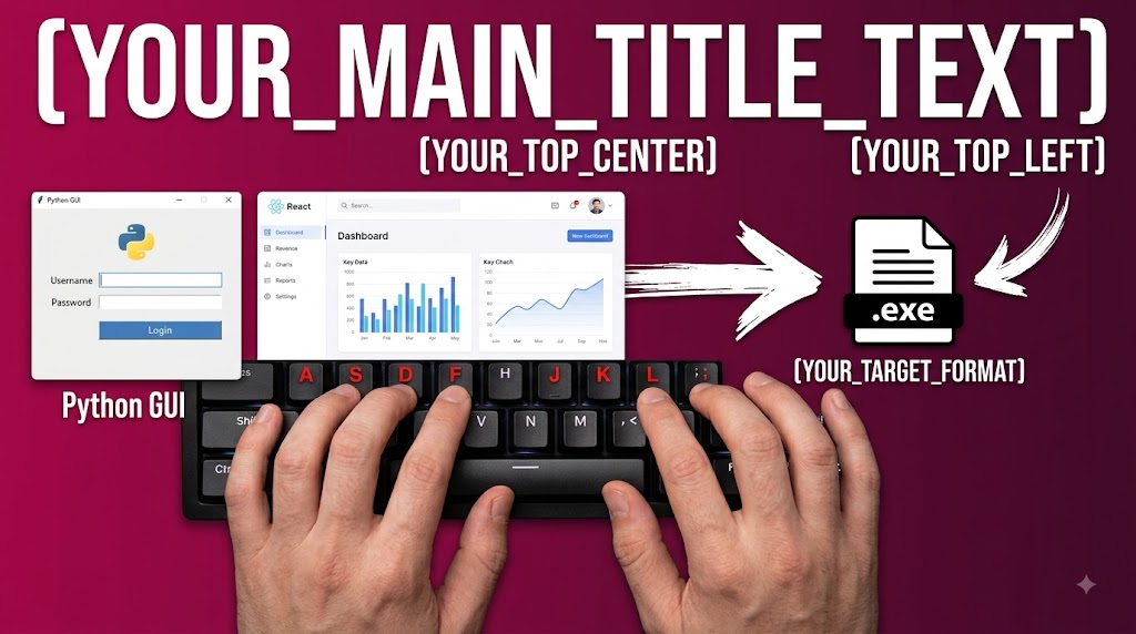 AI-generated example result for the youtube-thumbnail prompt: Coding & Programming YouTube Thumbnail AI Prompt #104 – Single-Scene Composition