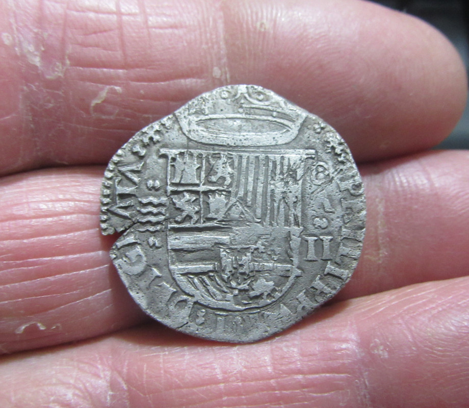 2 Reales de  Felipe II, Valladolid 20a