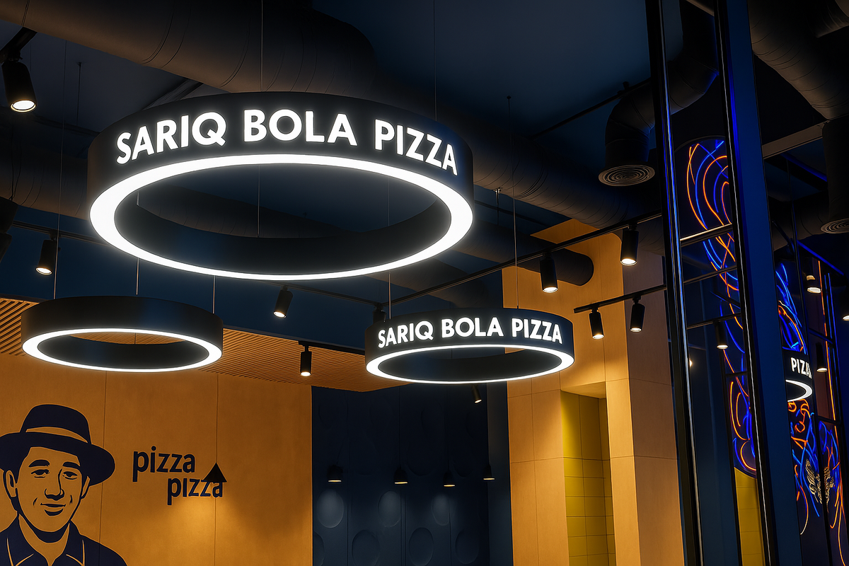 Современное освещение для Sariq Bola Pizza