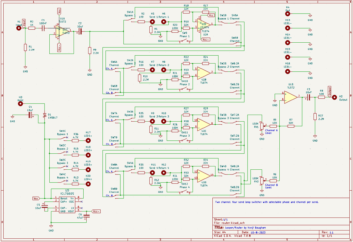 two channel loop switcher